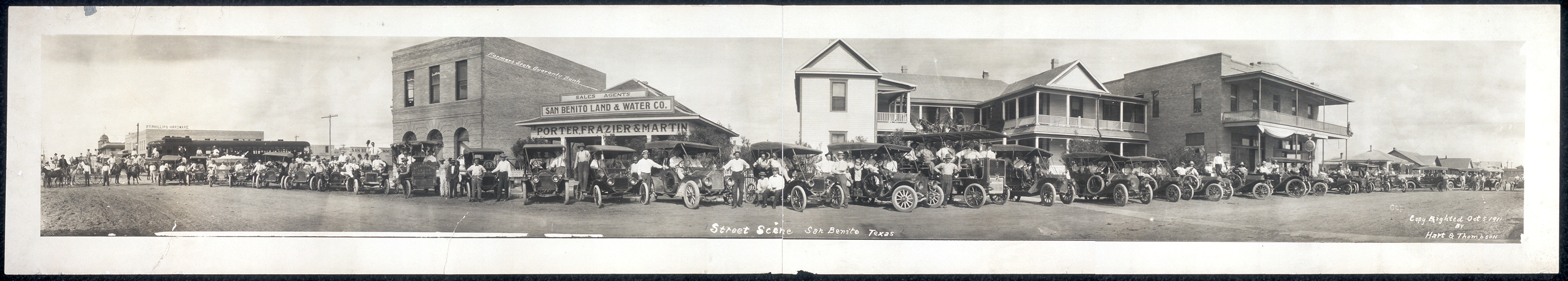 Street scene, San Benito, Texas, 1911, 1911 — historic image