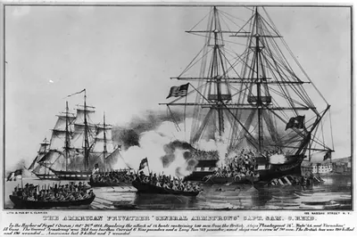 American privateer General Armstrong" Capt. Sam. C. Reid / Lith. & Pub. by N. Currier."