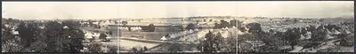 Panoramic view of tent encampment, Gettysburg, 1913
