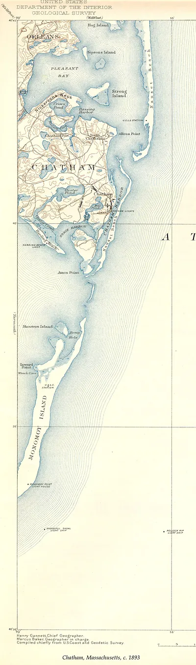 Chatham USGS, Massachusetts, 1893