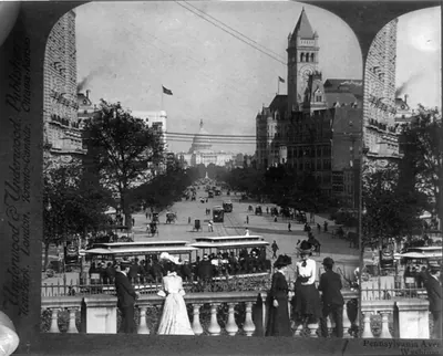Pennsylvania Avenue from the Treasury, N.E. to the United States Capitol, Washington, D.C.