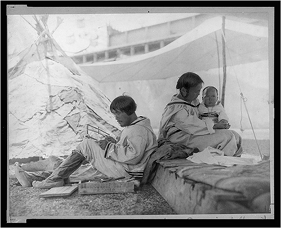 Esquimaux village, [1901] — historic photograph