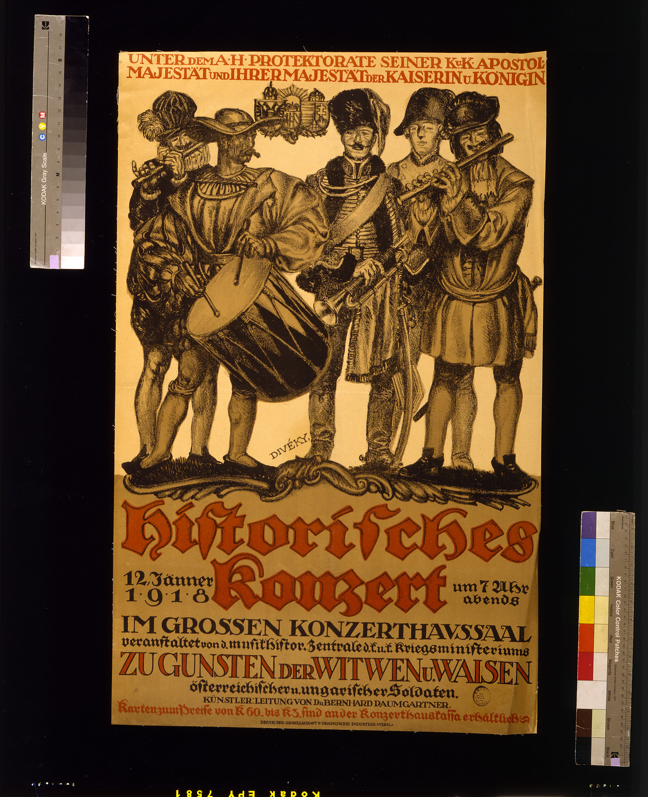 Historisches Konzert z, 1918 — historic image