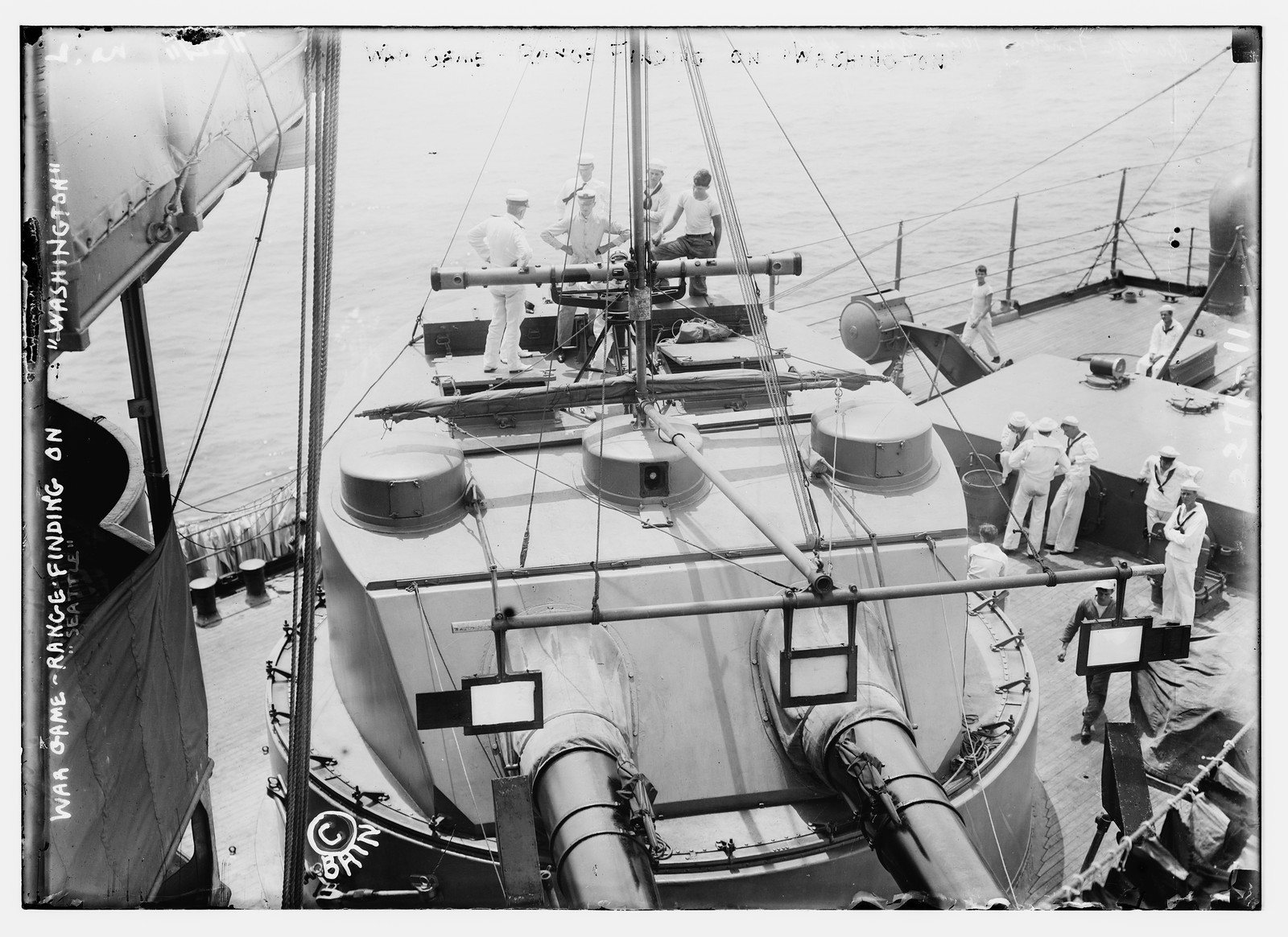 War game WASHINGTON (?), n/a — historic photograph