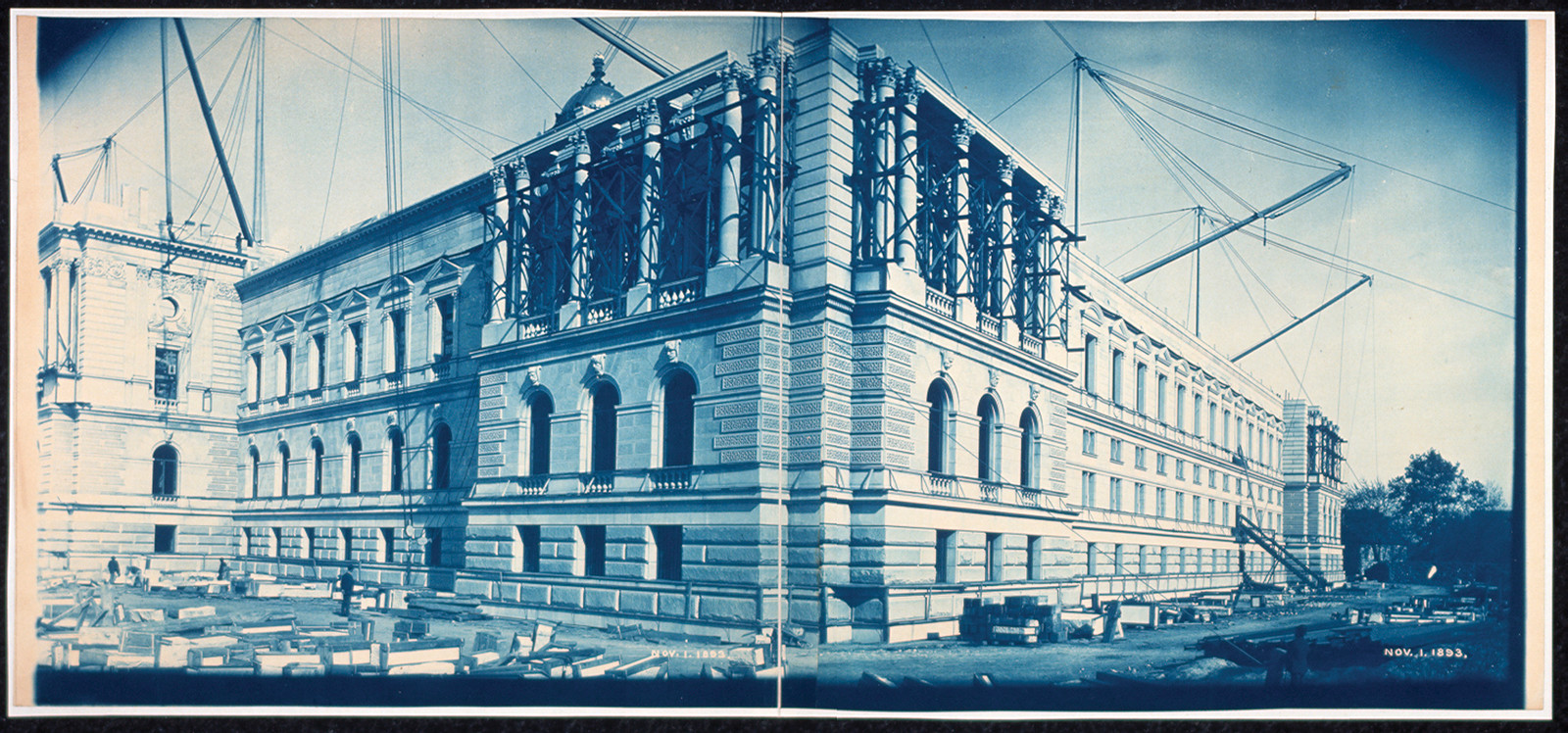 Washington Library of Congress 1893, Washington, D.C. — historic image