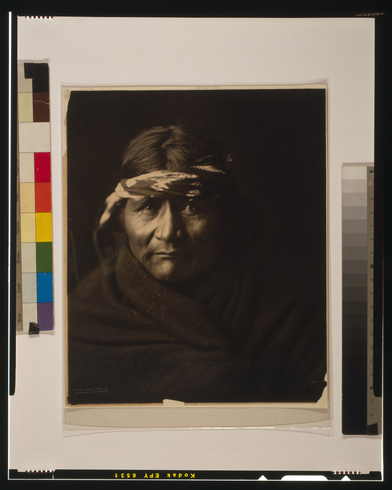 Navaho man, c1904. — historic photograph