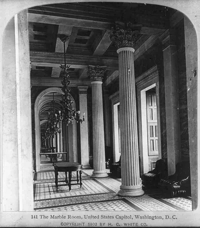 The Marble Room, United States Capitol, Washington, D.C.