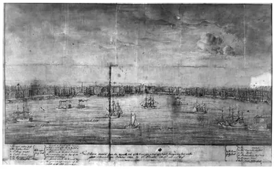New Orleans, sketched from the opposite side of the river upon a mast of a vessel during a very low water / sketched in October 1839 by S. Pinistri, arch't. and civil engr.