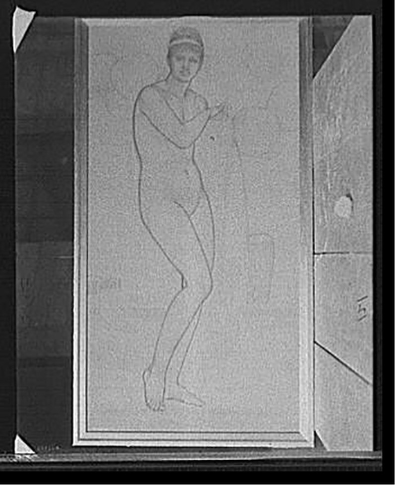 [Nude female, possibly mythological subject], [between 1905 and 1915] — historic photograph