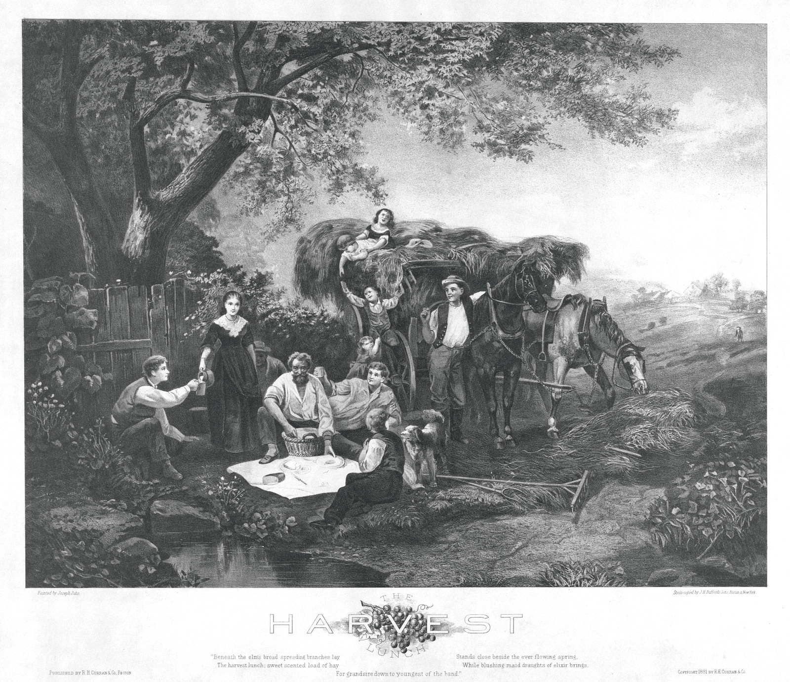 The Harvest Lunch — historic image