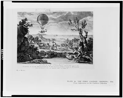 The first channel crossing, 1785