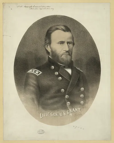 Lieut. Gen. U.S. Grant, oval portrait print