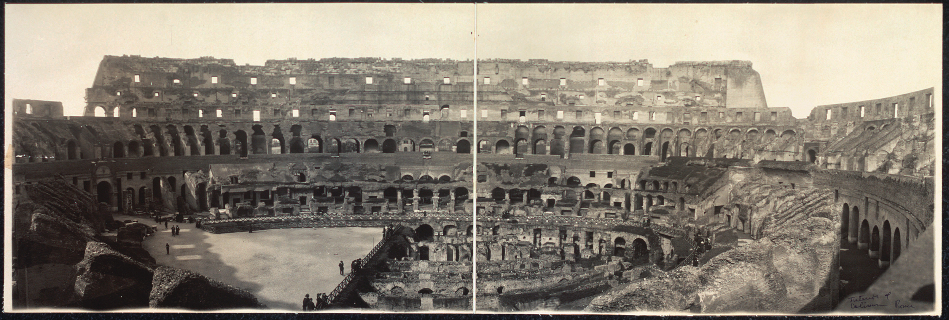 Coliseum Interior, Rome, Italy, 1909, 1909 — historic image