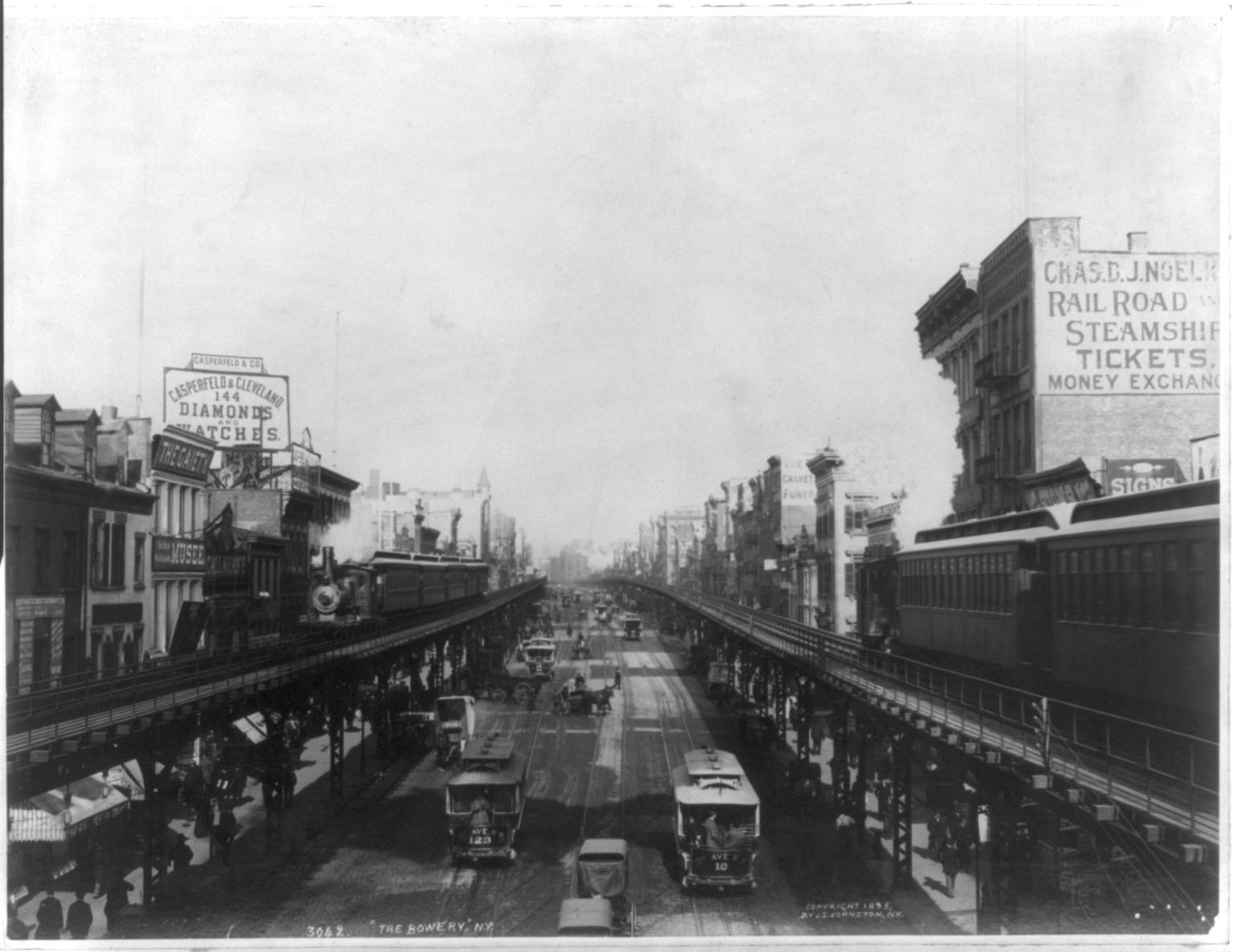 The Bowery, N.Y., c1895. — historic photograph