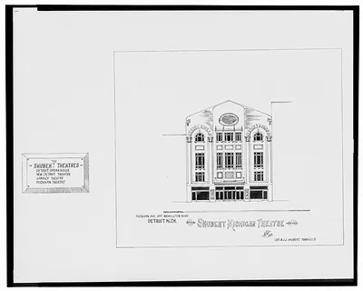 [Shubert Michigan Theatre, Michigan Ave. opposite Washington Blvd., Detroit, Michigan] / AFD 1923.