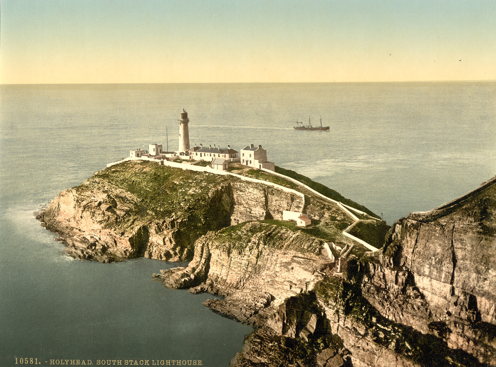 South Stack Lighthouse, Holyhead, Wales], 1890s — historic image