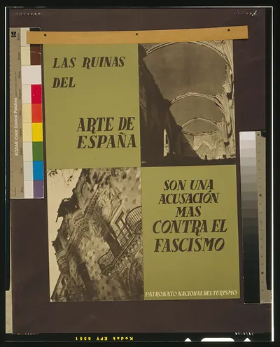 Las ruinas del arte de España son una acusacíon más contra el fascismo