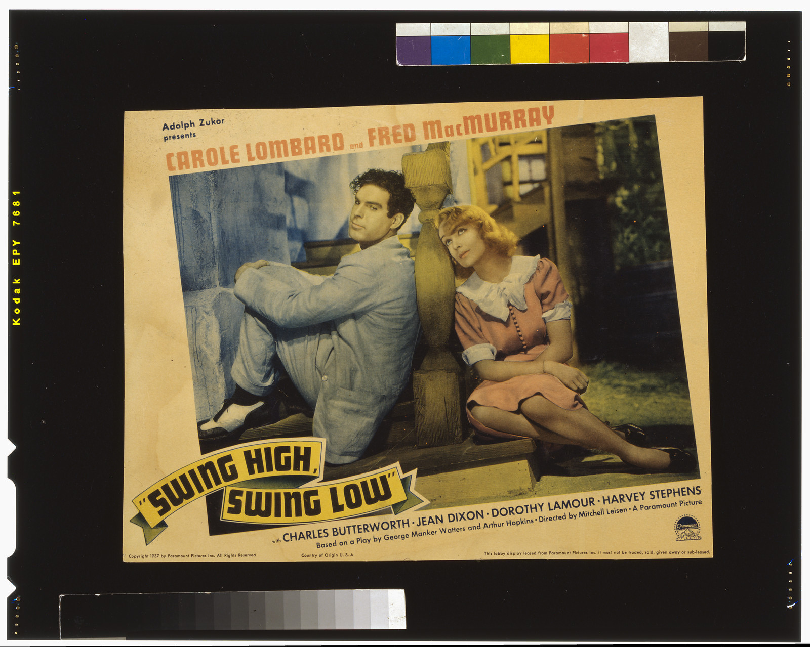 Swing high, swing low — vintage poster