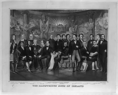 The illustrious sons of Ireland / painted by J. Donaghy.