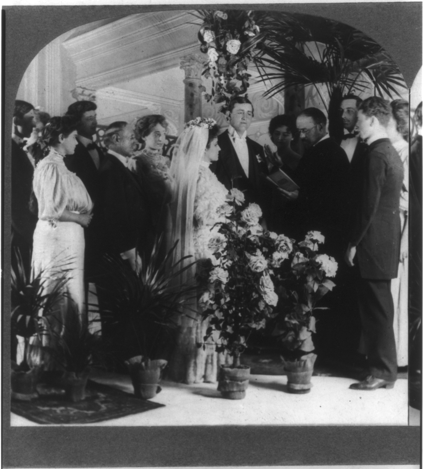 The wedding, Dolgeville, N.Y., U.S.A. : Sterro-Photo Co., publishers, c1907. — historic photograph