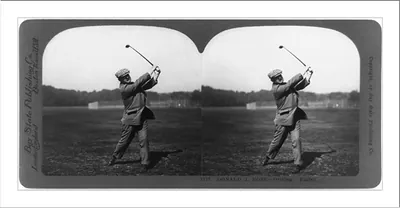 Donald J. Ross--driving, finish [of golf shot]