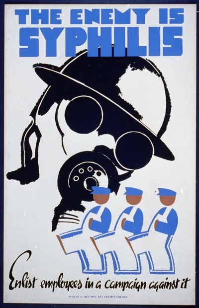 The enemy is syphilis Enlist employees in a campaign against it.