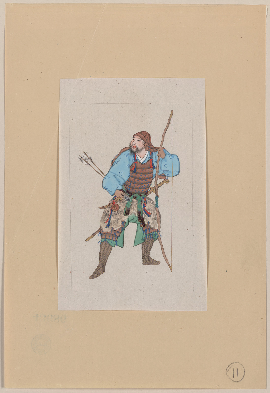 [Japanese drawing], 1750 — historic drawing