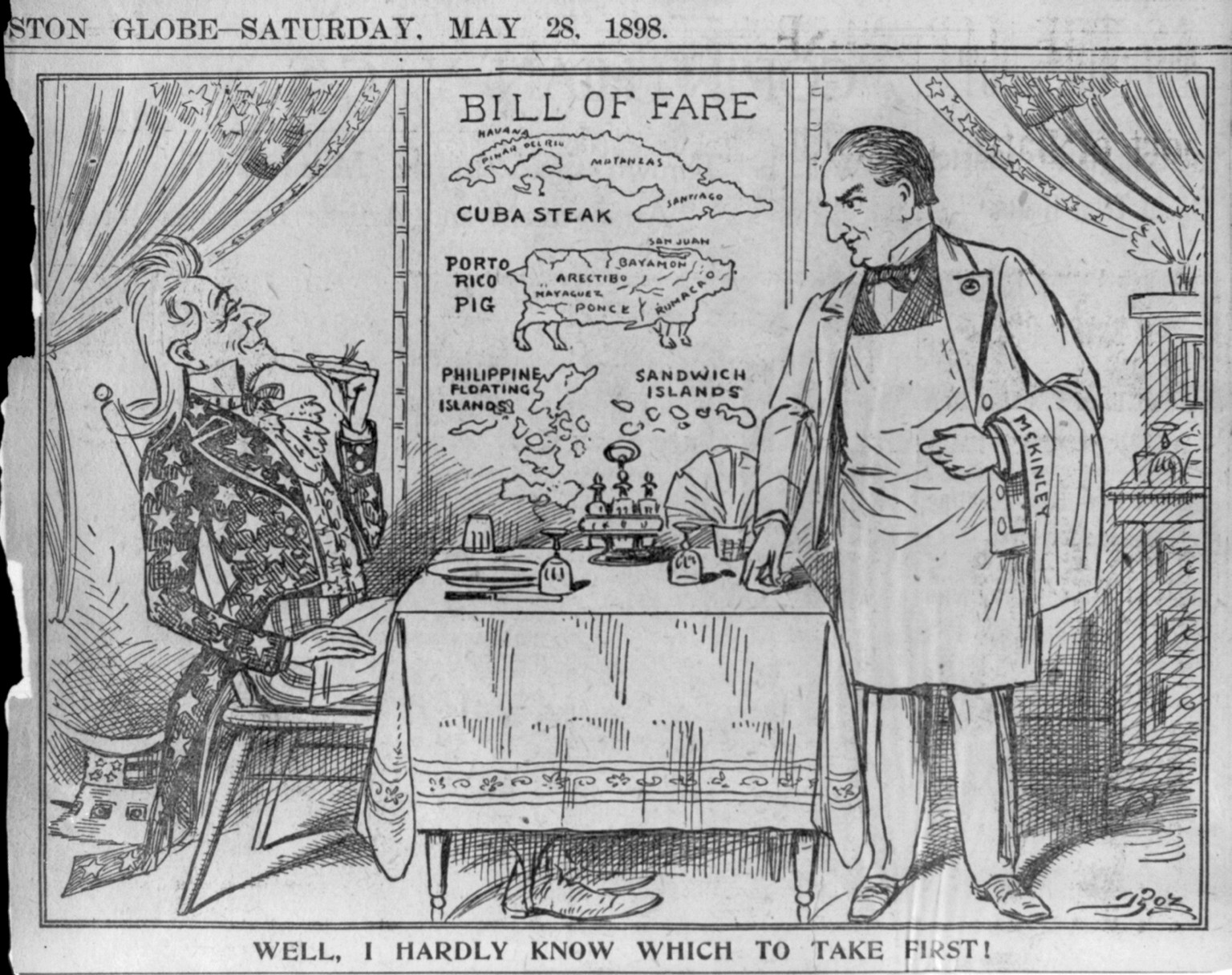 Well, I hardly know which to take first, 1898 May 28. — historic print