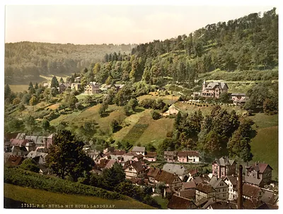 Ruhla and Hotel Landgraf Thuringia Germany