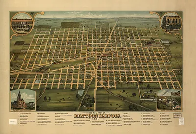 Mattoon, Illinois, 1884