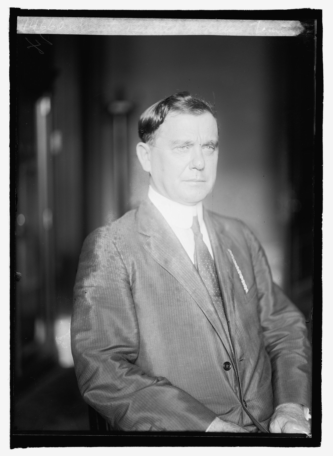 Senator Kenneth McKellar, Tenn., [ca. 1921] — historic photograph