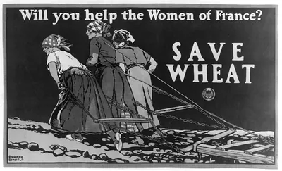 Will you help the women of France? Save wheat / Edward Penfield.