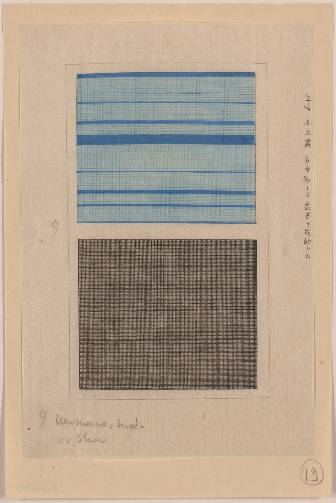 [Japanese drawing], 1750 — historic drawing