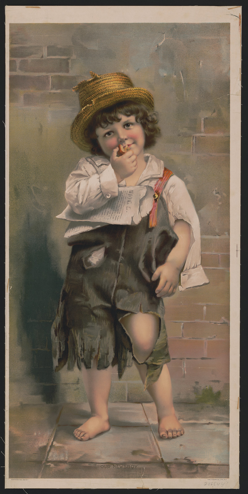 Our Newsboy — historic image