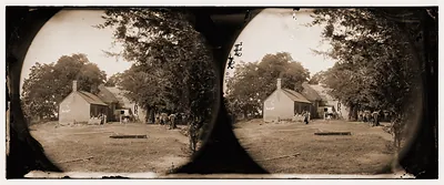 Charles City Courthouse Virginia. Rear view