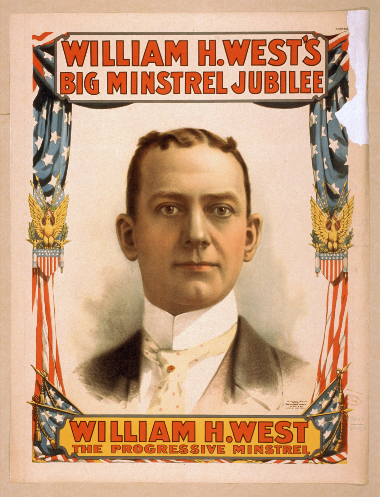 William H. Wests Big Minstrel Jubilee, 1899 — vintage poster