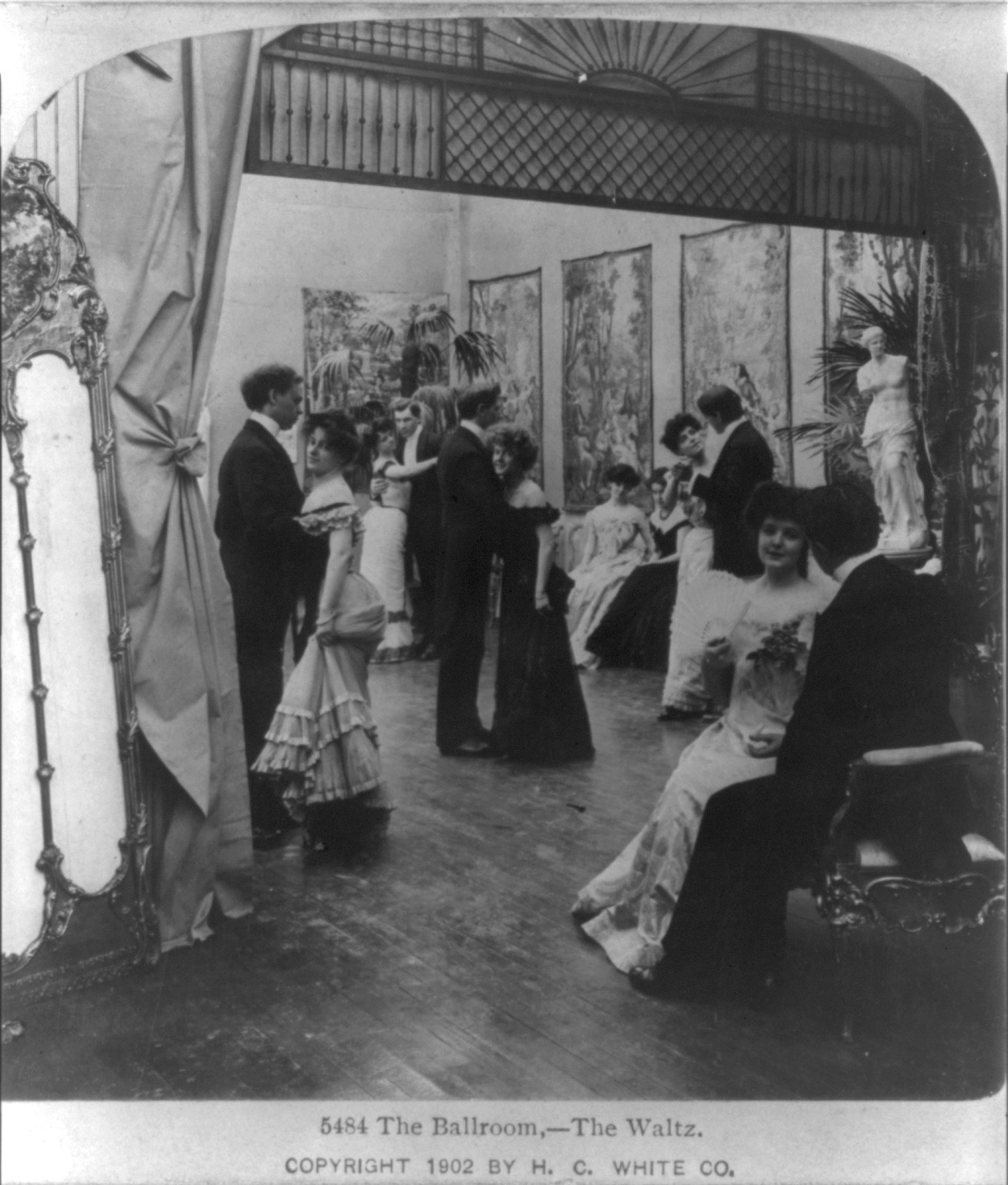 The ballroom, - the waltz, North Bennington, Vt. : H.C. White Co., c1902. — historic photograph