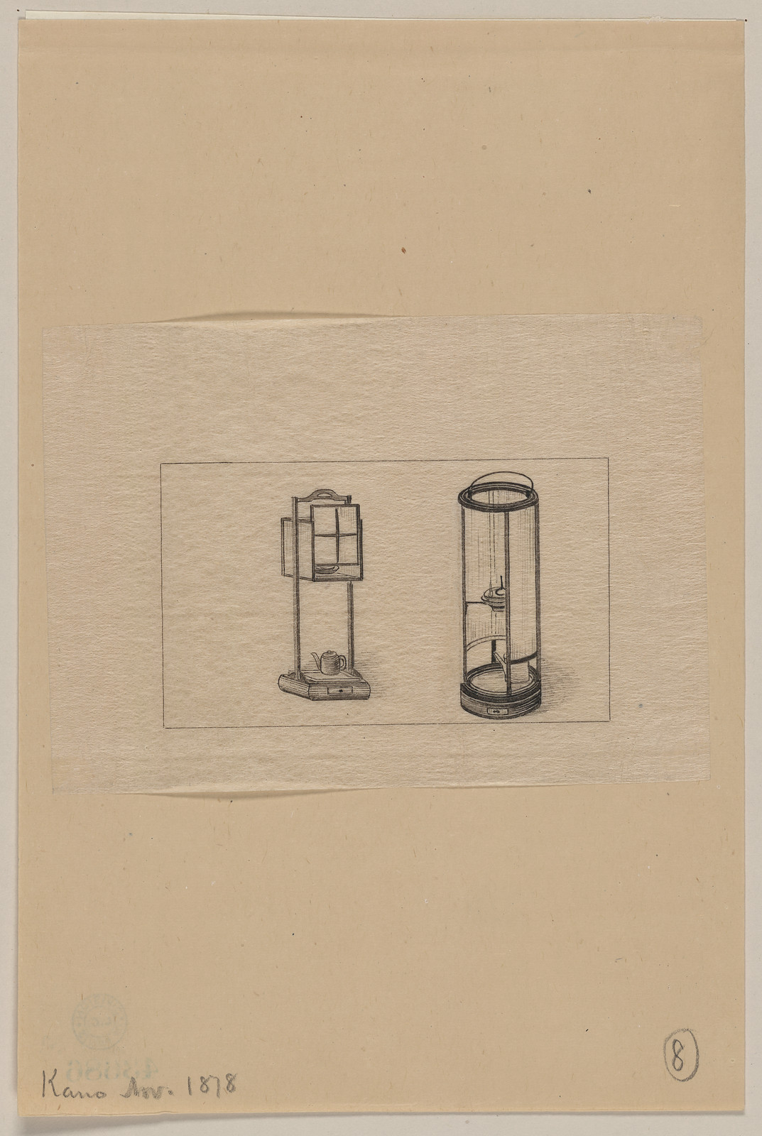 [Japanese drawing], 1750 — historic drawing