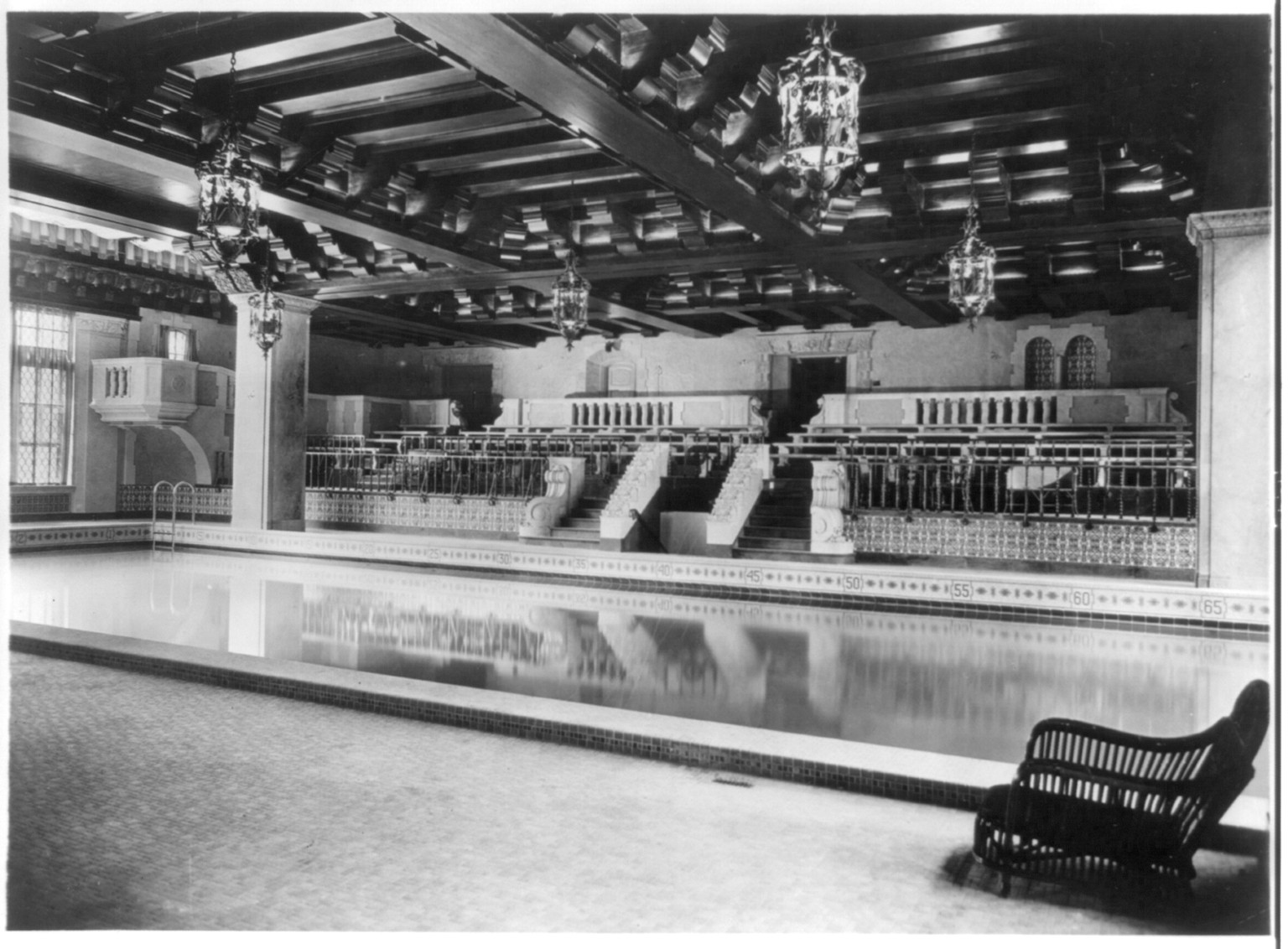 Medinah Athletic Club, Chicago, Ill.: Swimming tank no. 1, c1929. — historic photograph