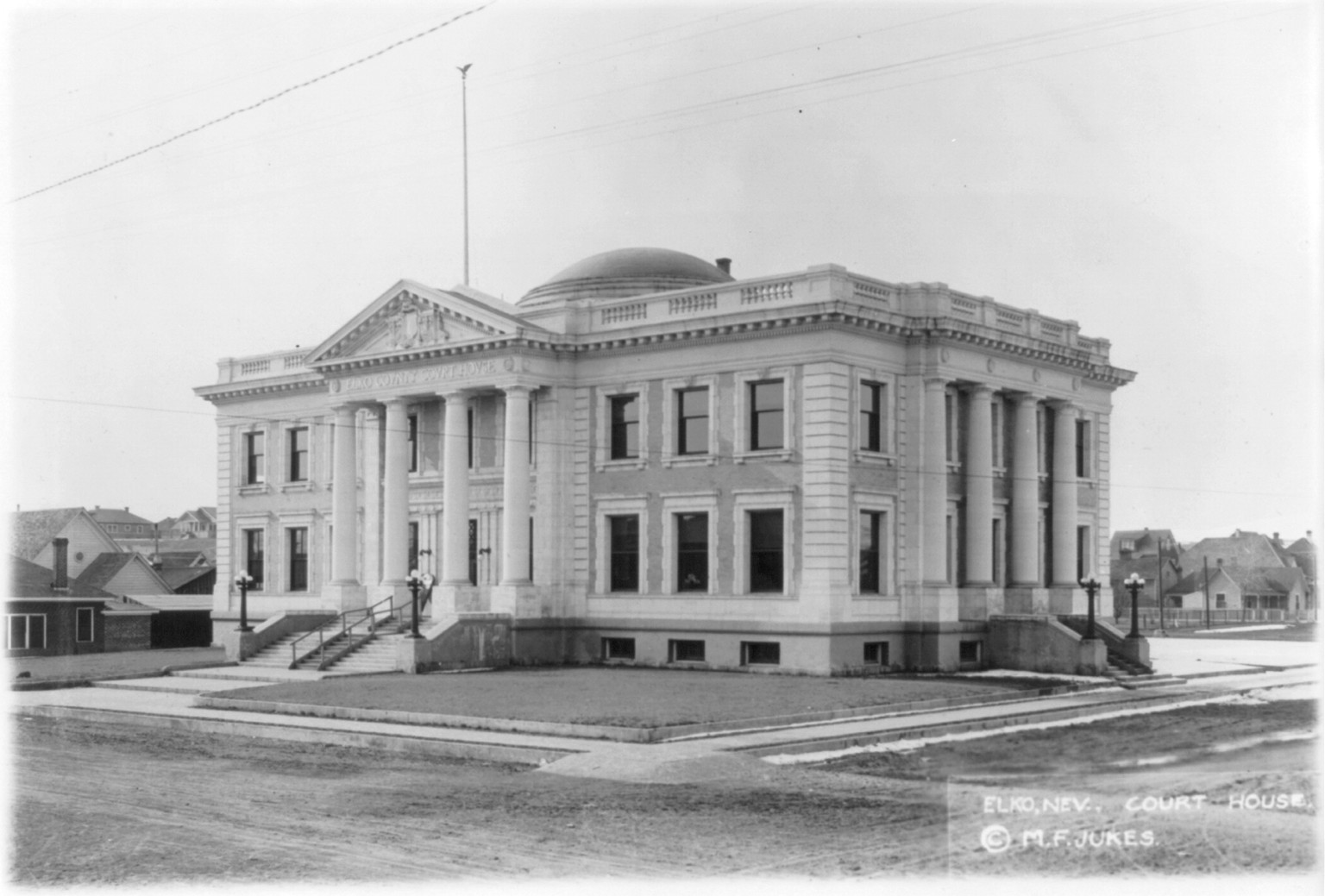 Elko County Court House, Elko, Nev., [no date recorded on caption card] — historic photograph