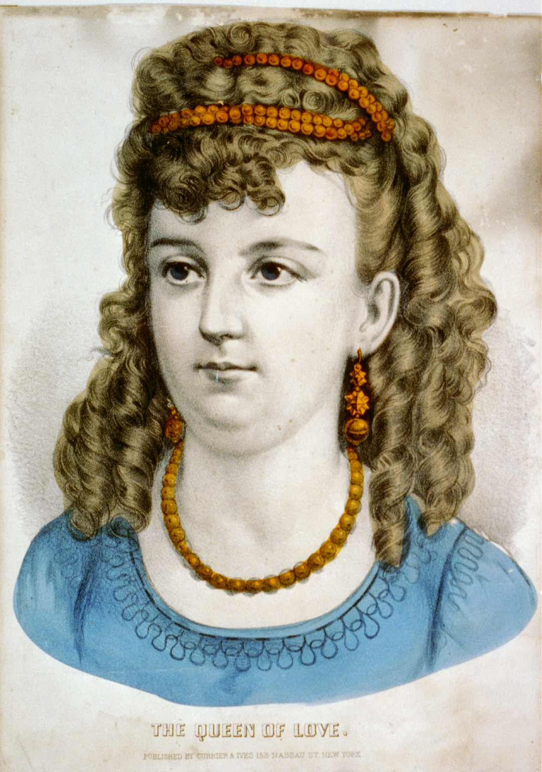 The Queen of Love — antique lithograph