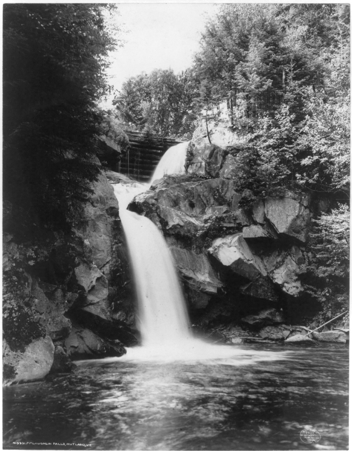 McLaughlin Falls, c1907. — historic photograph