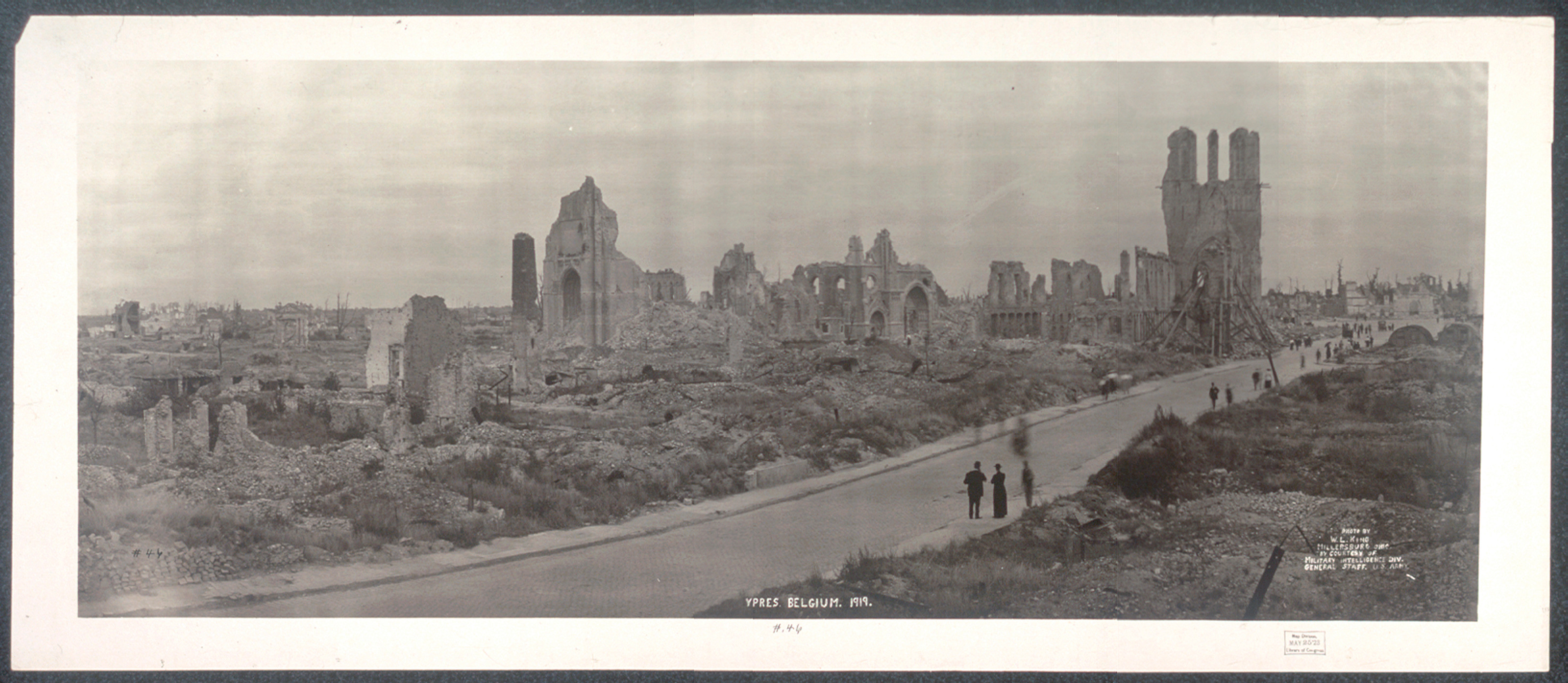 Ypres, Belgium, 1919, 1919 — historic image