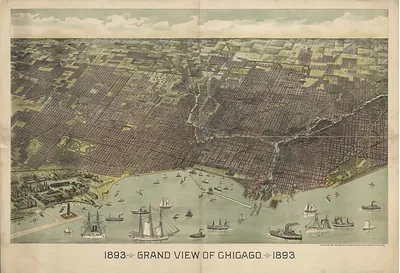 IL Chicago 1893 MAP