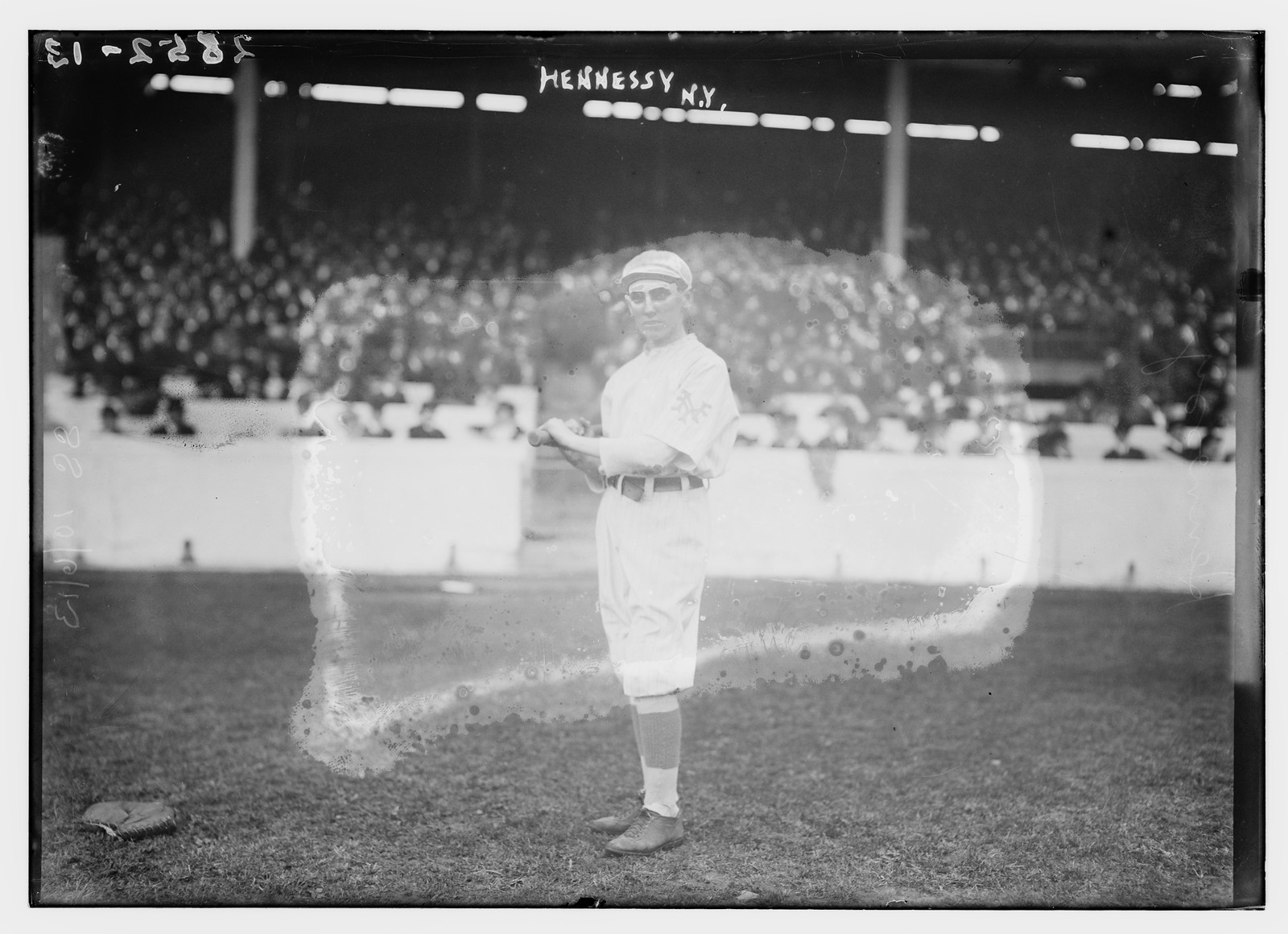 Dick Hennessy, New York Giants batboy and mascot, at the Polo Grounds, New York (baseball), [ca. 1913] — historic photograph