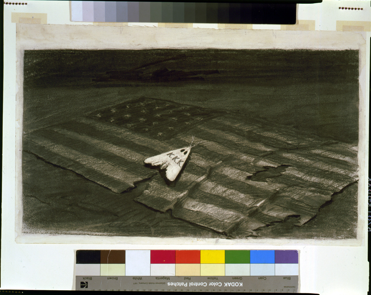 Like the moth, it works in the dark — historic drawing