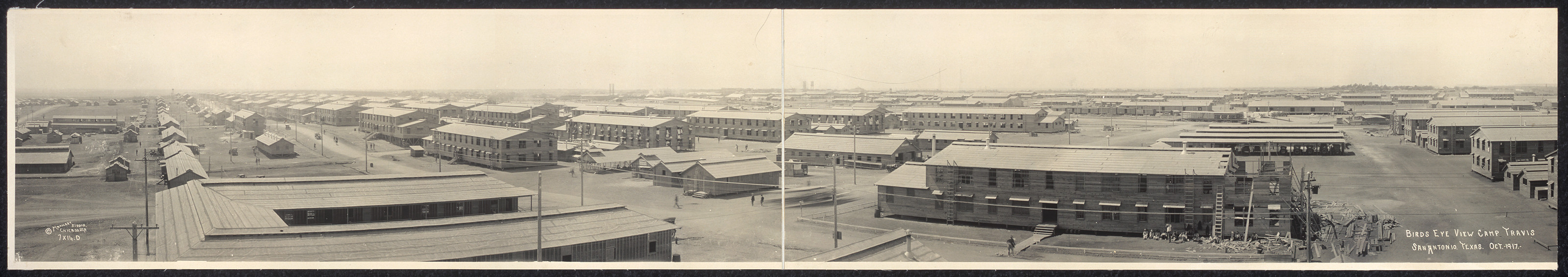 Camp Travis, San Antonio, Oct, Texas, 1917, 1917 — historic image