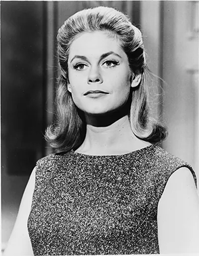 [Elizabeth Montgomery, head-and-shoulders portrait, facing slightly left]