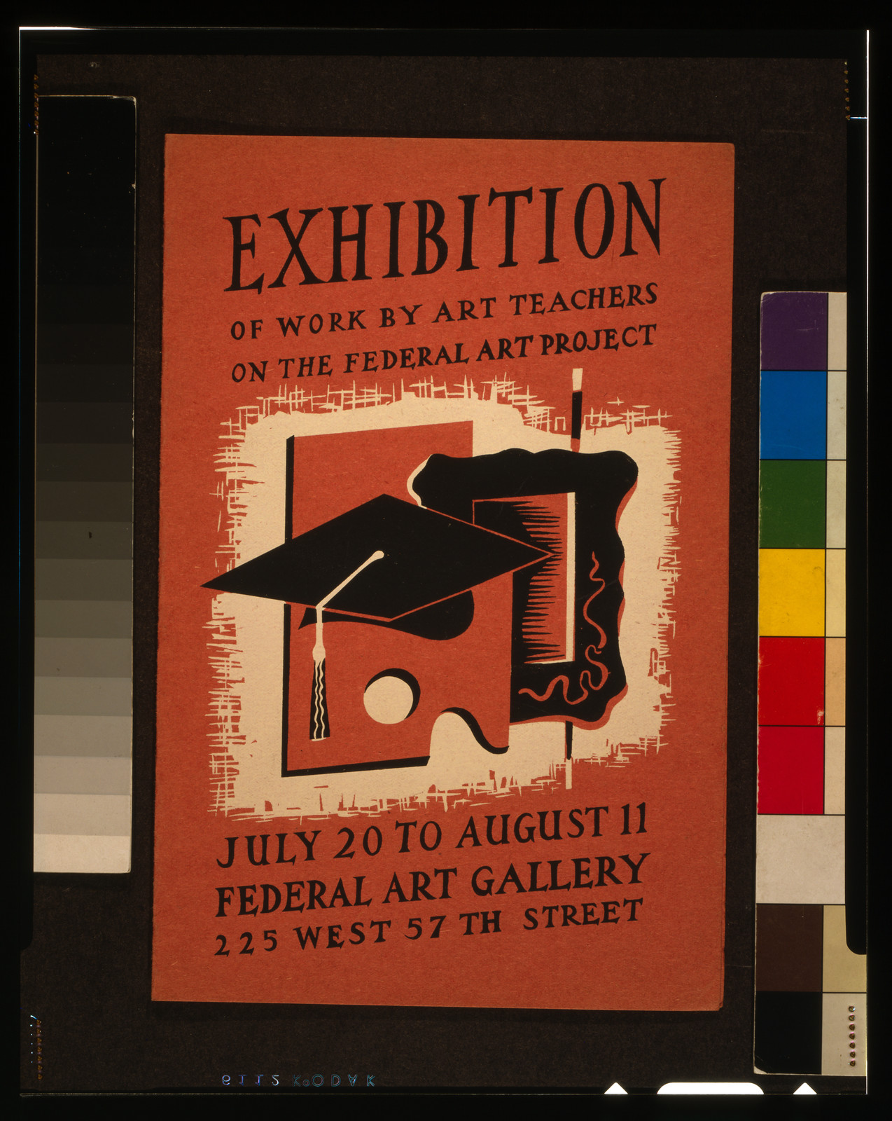 Exhibition of work by art teachers on the Federal Art Project, N.Y.C. : WPA Federal Art Project, 1938. — vintage poster