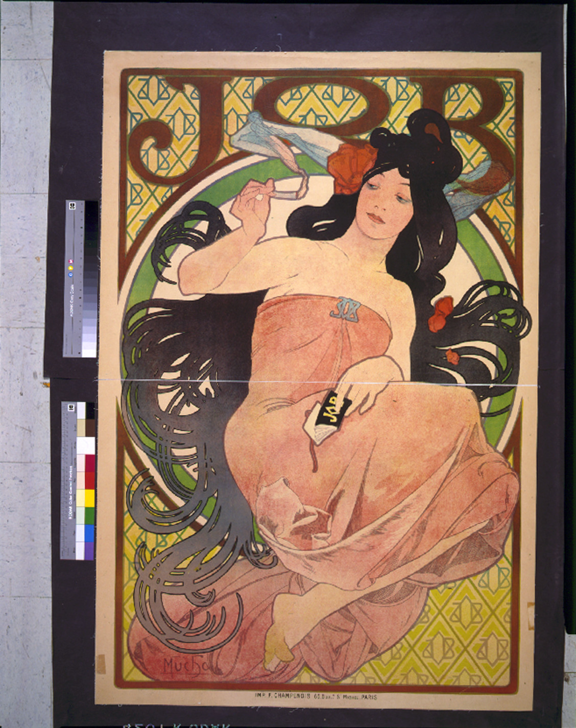 Job / Mucha., Paris : Imp. F. Champenois, [1898] — vintage poster